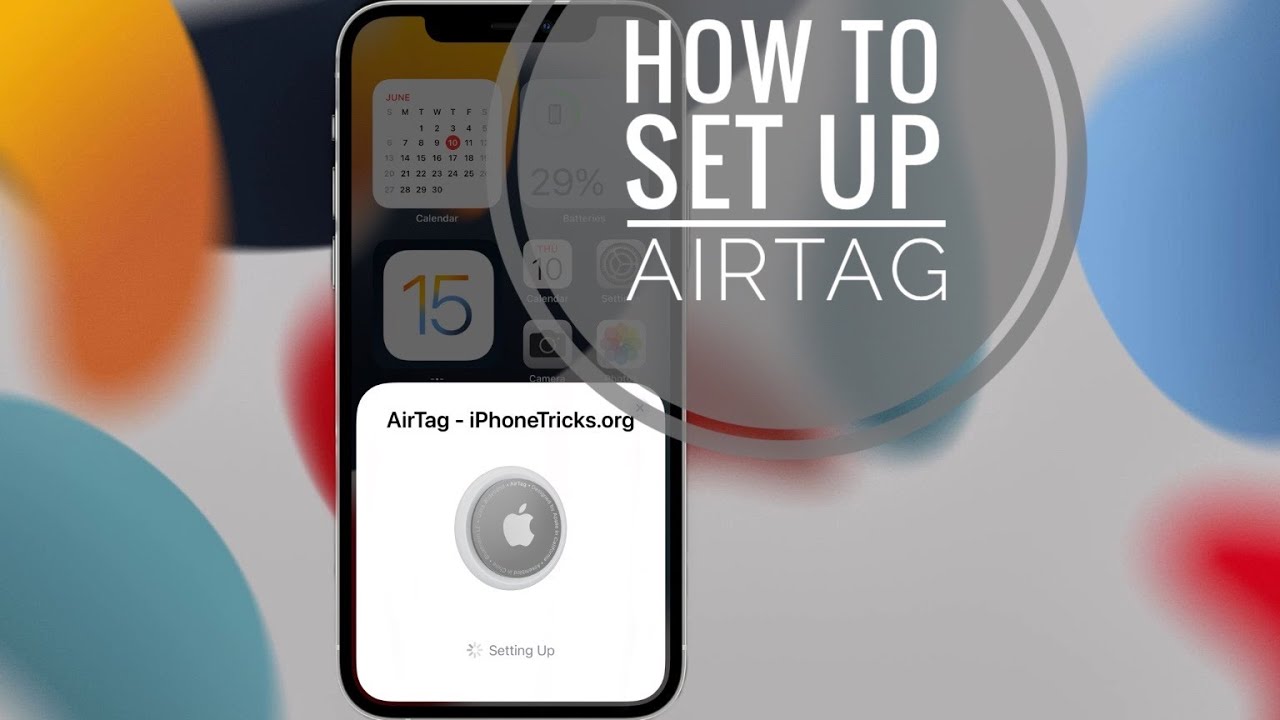 how to set up an airtag