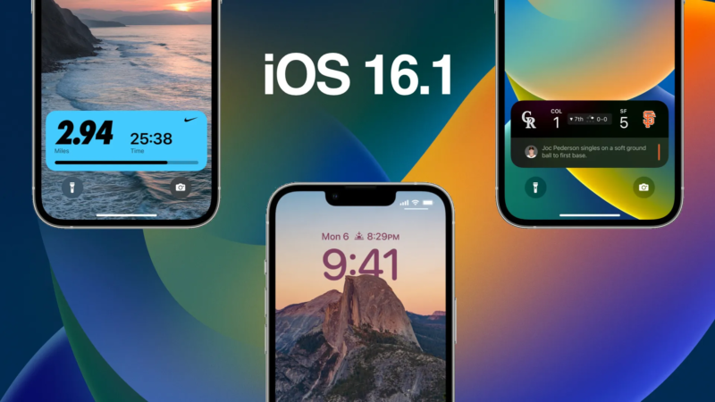 ios 16.1 features list