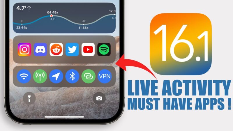 best live activity apps ios 16