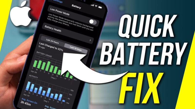 fix ios 16 battery drain